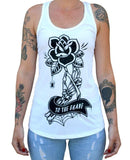 Black Market Art Company To the Grave Women's Racer Back Tank Top - Black Market Art Company - Flyclothing LLC