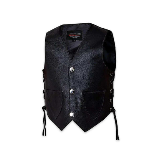 Toddlers Motorcycle Biker Leather Vest – Little Riders - Unik Just for Bikers - Flyclothing LLC