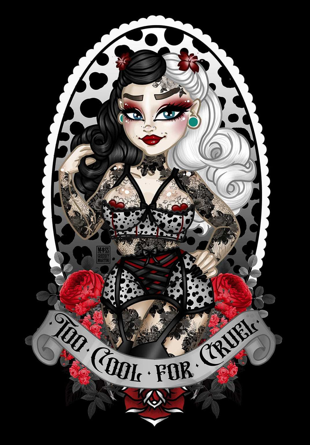 Black Market Art Company Too Cool For Cruel Print - Black Market Art Company - Flyclothing LLC