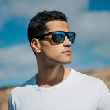 Matte Black on Black / Sky Blue Torrey Pines - Knockaround - Flyclothing LLC