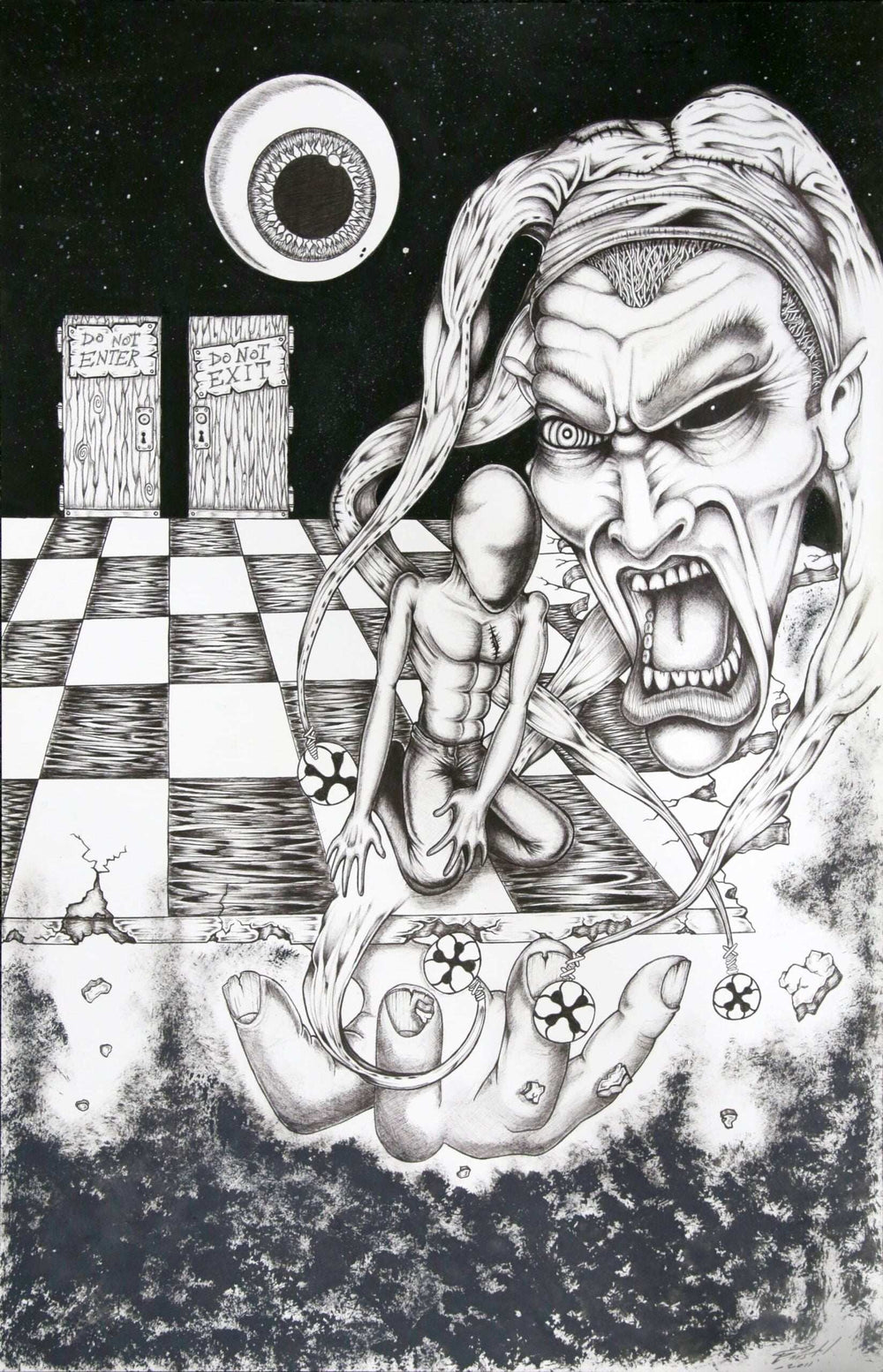 Black Market Art Company Touring The Unstable Print - Black Market Art Company - Flyclothing LLC