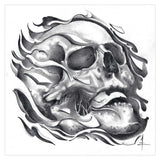 Black Market Art Company Tretick Skull Print - Black Market Art Company - Flyclothing LLC