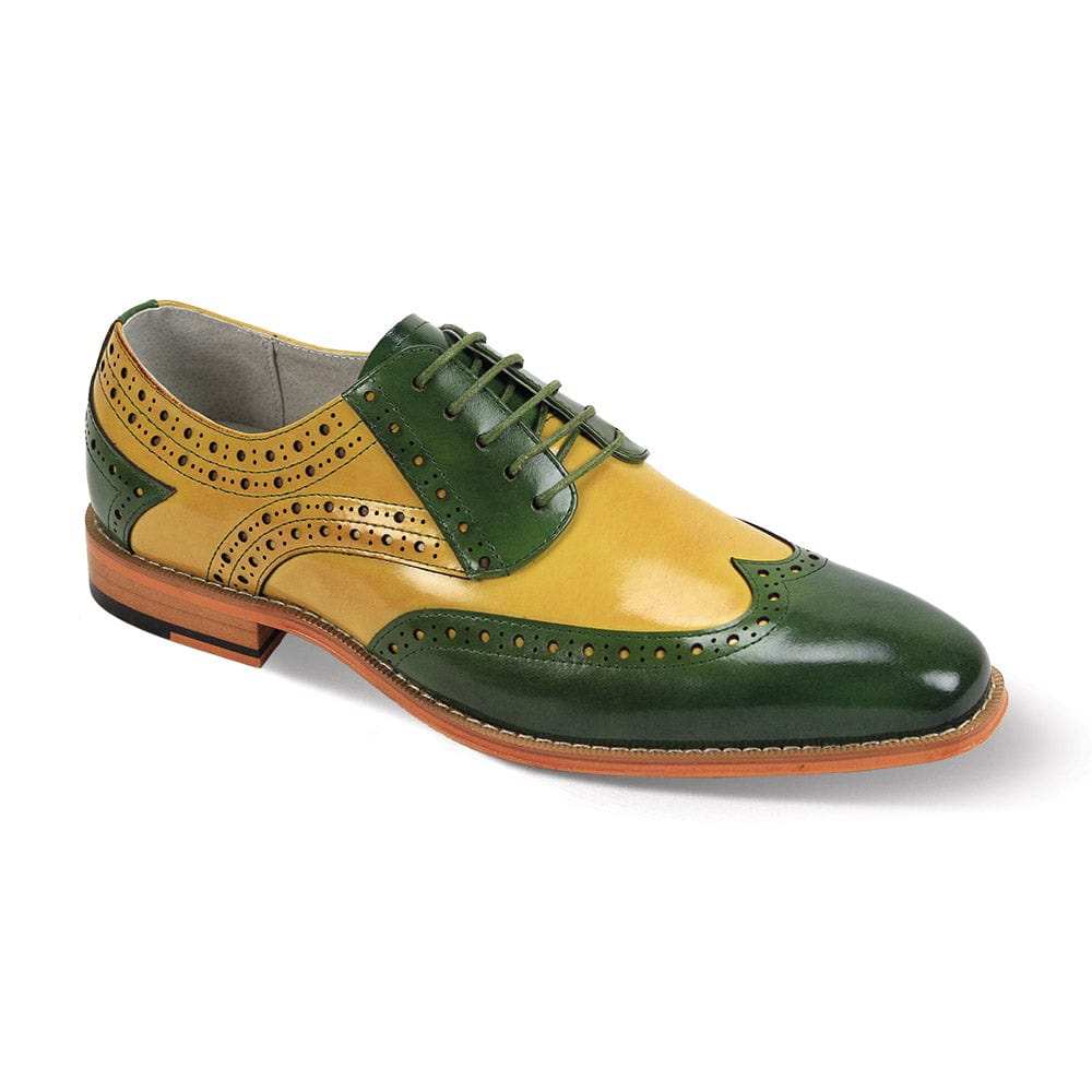 Giovanni Troy Green/Scot Mens Dress Shoe - Giovanni - Flyclothing LLC