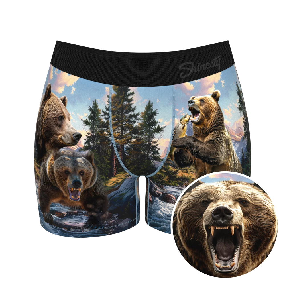 The Grizzly Beast | Truck Stop Classic Women’s Boxers - Shinesty - Flyclothing LLC