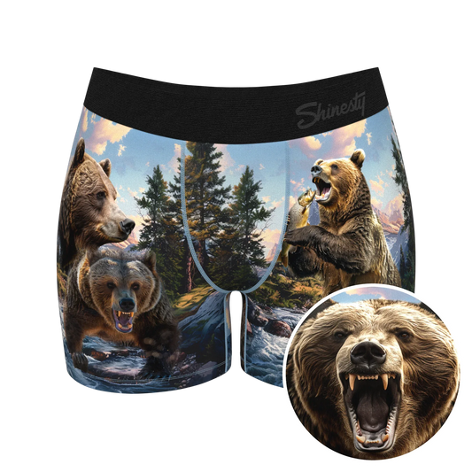 The Grizzly Beast | Truck Stop Classic Women’s Boxers - Shinesty - Flyclothing LLC