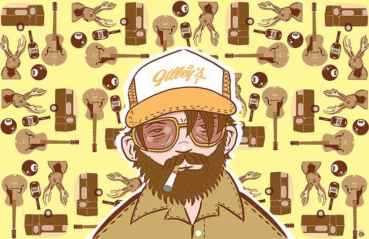 Black Market Art Company Truckin’ Man Print - Black Market Art Company - Flyclothing LLC