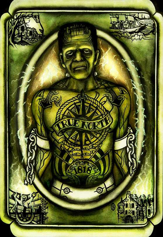 Black Market Art Company True North Print - Black Market Art Company - Flyclothing LLC