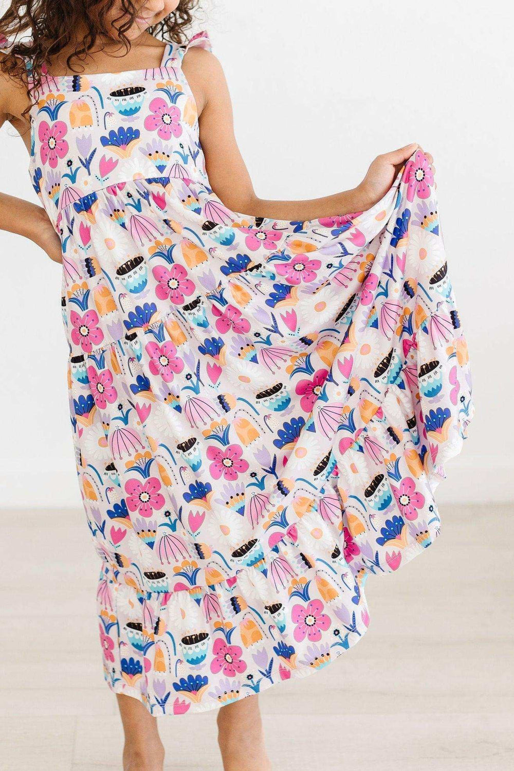 Tulip Blooms Ruffle Maxi Dress - Mila & Rose ® - Flyclothing LLC