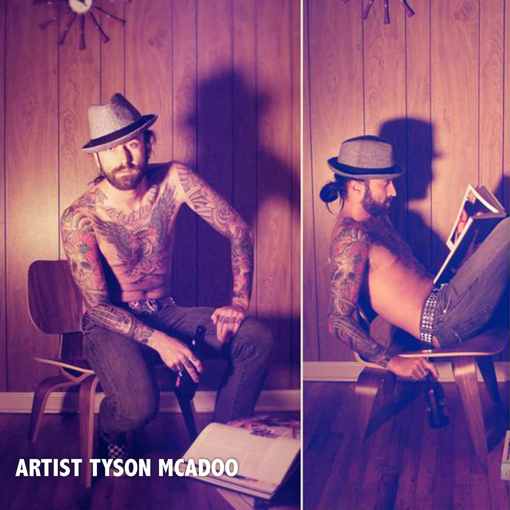 Black Market Art Company Black Mamba & Stretched Canvas Coffin Print - Black Market Art Company - Flyclothing LLC