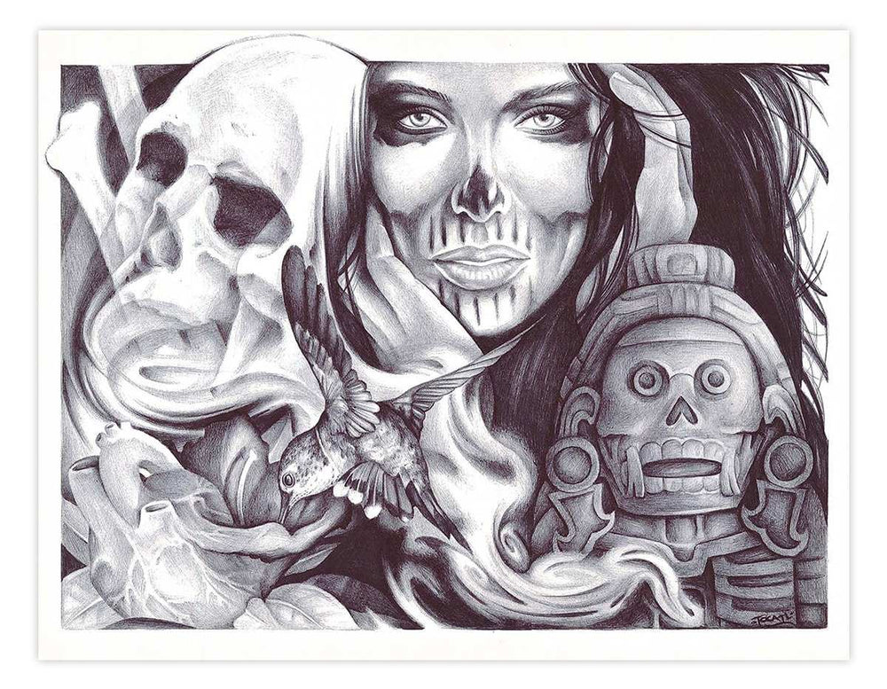 Black Market Art Company Tzitzimime Print - Black Market Art Company - Flyclothing LLC