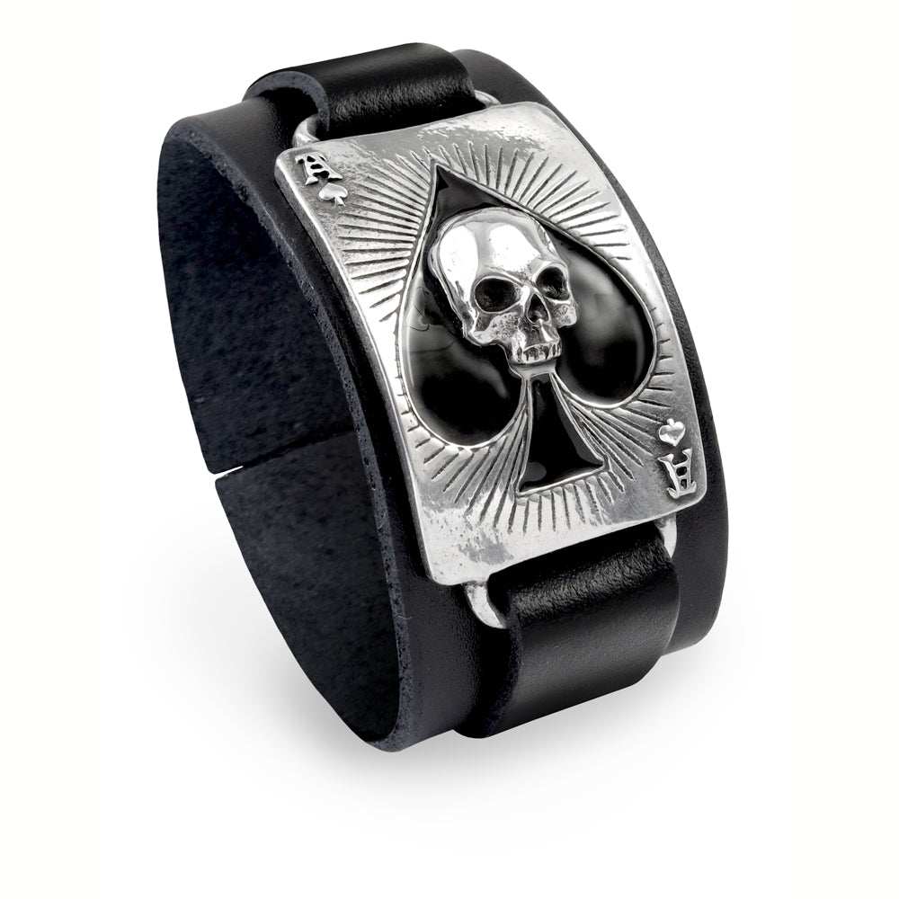 Alchemy UL13/17 Ace Of Dead Spades Bracelet - Alchemy Gothic - Flyclothing LLC