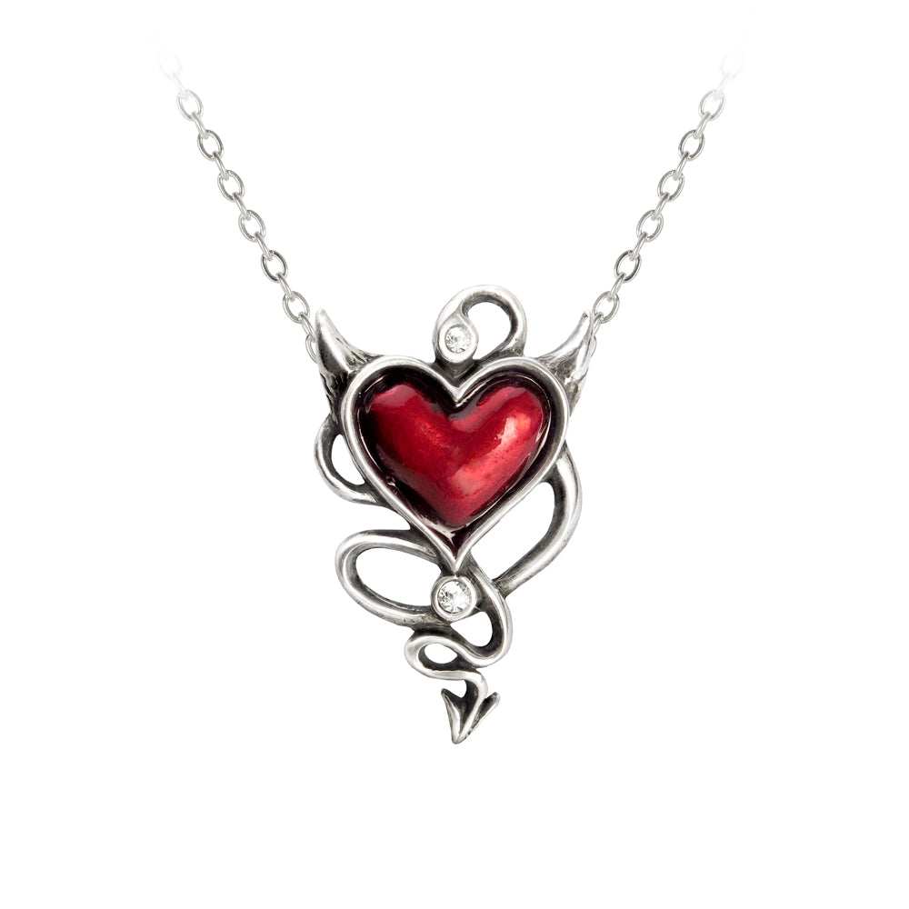 Alchemy Gothic Devil Heart Pendant - Alchemy Gothic - Flyclothing LLC