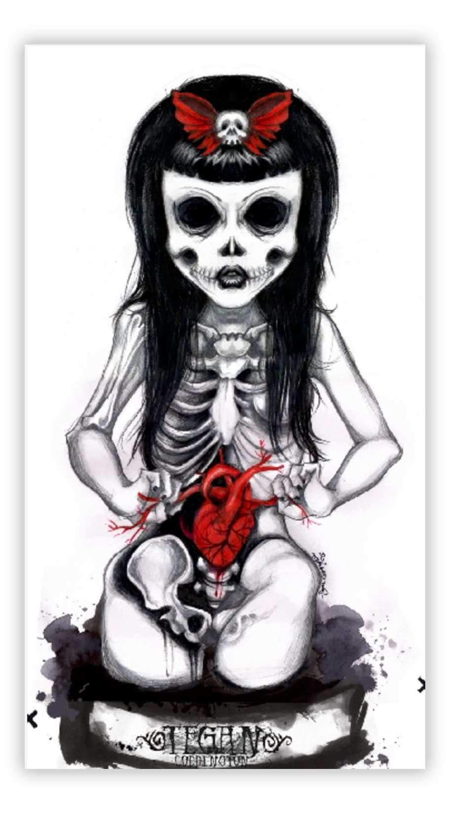 Black Market Art Company Undead Girl Print - Black Market Art Company - Flyclothing LLC