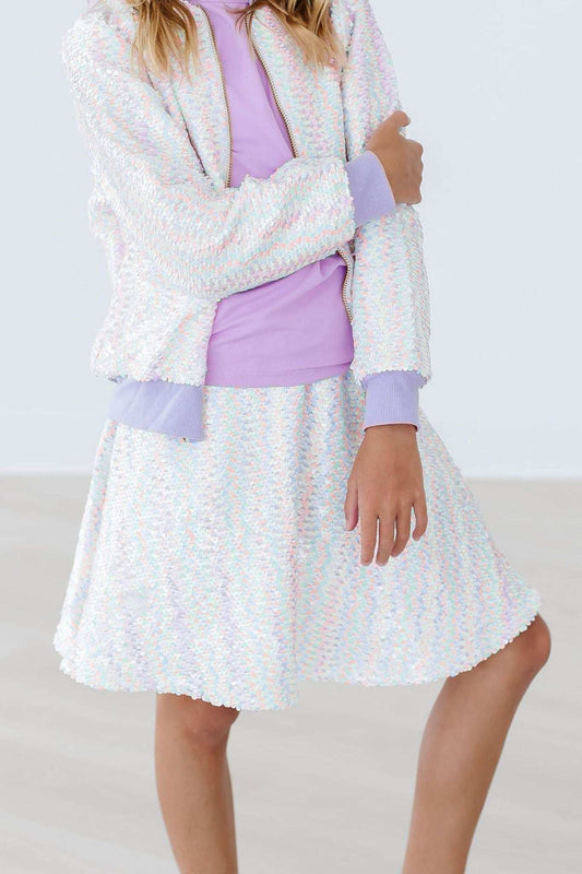 Unicorn Flip Sequin Twirl Skort - Mila & Rose ® - Flyclothing LLC