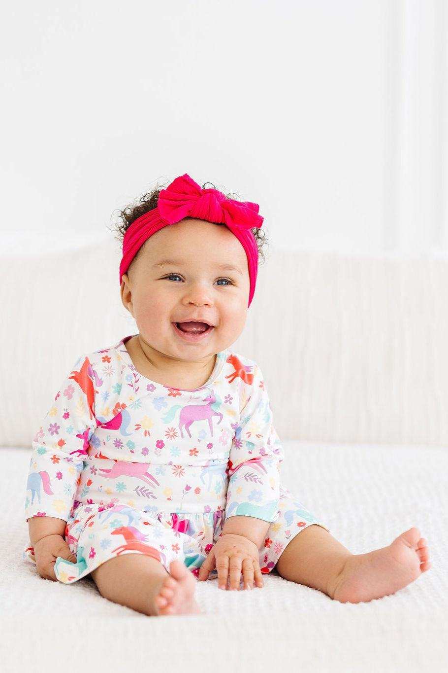 Unicorn Wish 3/4 Sleeve Twirl Bodysuit - Mila & Rose ® - Flyclothing LLC