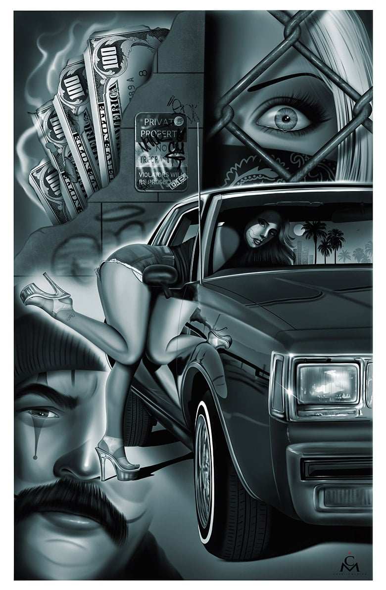 Black Market Art Company Up To No Good Print - Black Market Art Company - Flyclothing LLC