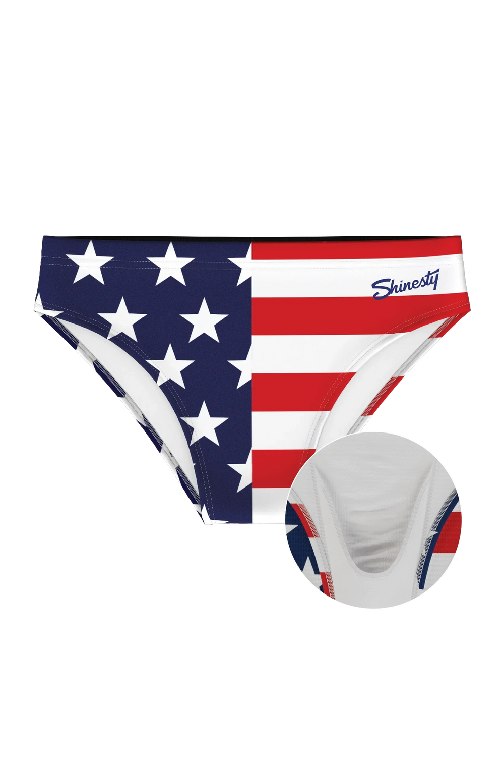 The Unsurpassed Ass | American Flag Ball Hammock® Pouch Swim Briefs - Shinesty - Flyclothing LLC