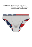 The Unsurpassed Ass | American Flag Ball Hammock® Pouch Swim Briefs - Shinesty - Flyclothing LLC
