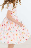 Butterfly Kisses S/S Pocket Twirl Dress - Mila & Rose ® - Flyclothing LLC