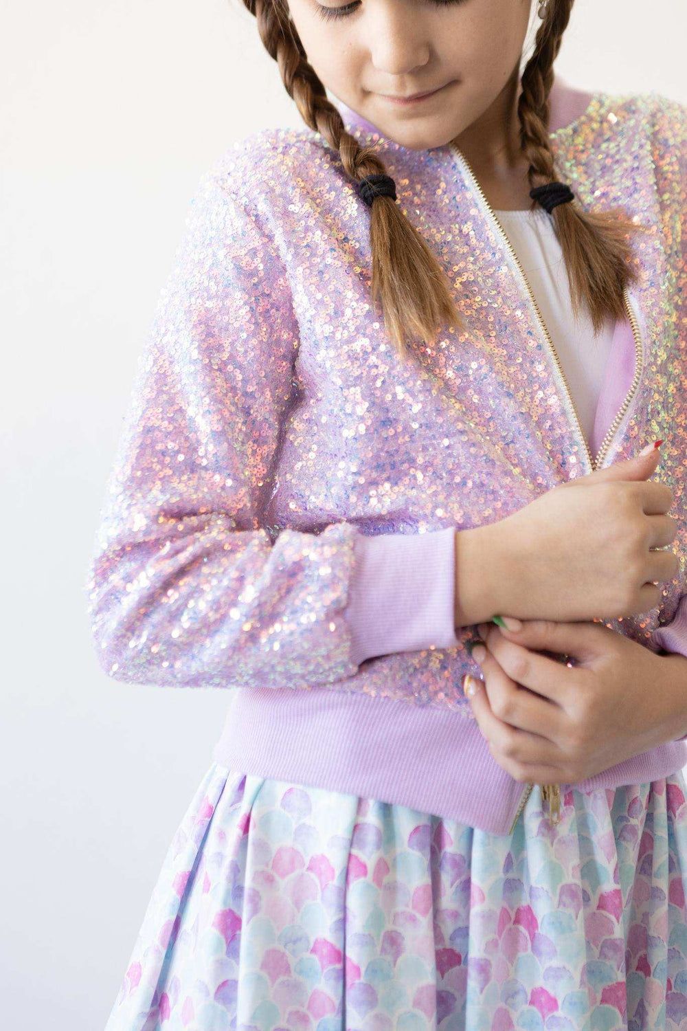 Lavender Sequin Jacket - Mila & Rose ® - Flyclothing LLC