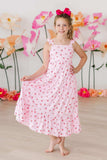Sweet Strawberries Ruffle Maxi Dress - Mila & Rose ® - Flyclothing LLC