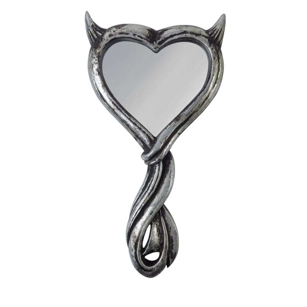 Alchemy Gothic Devil's Heart Hand Mirror - Alchemy Gothic - Flyclothing LLC