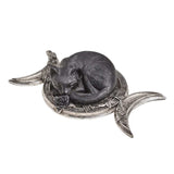 Alchemy Gothic Triple Moon Black Cat Ornament - Alchemy Gothic - Flyclothing LLC
