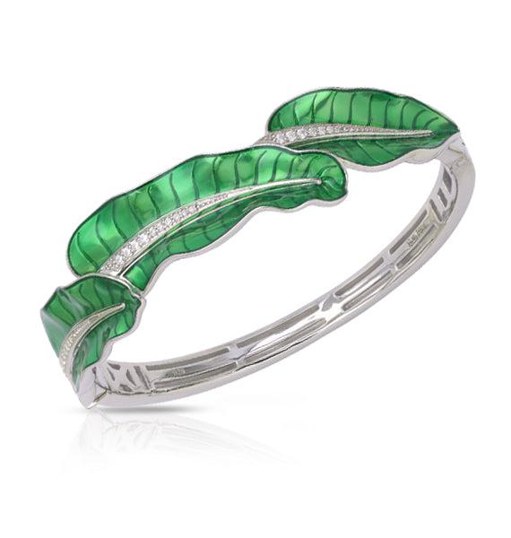 Lily Leaf Bangle - Belle Étoile Jewelry - Flyclothing LLC