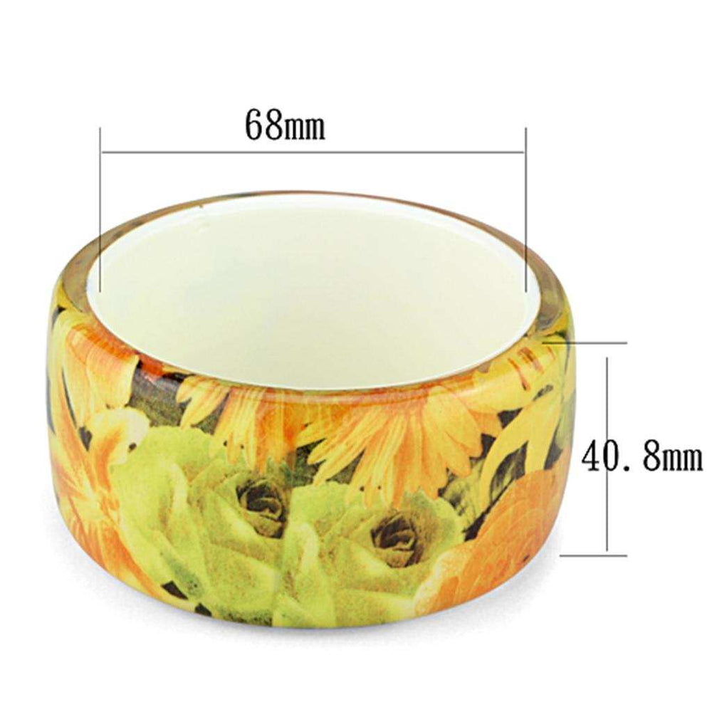 VL123 - Resin Bangle with No Stone - Alamode - Flyclothing LLC