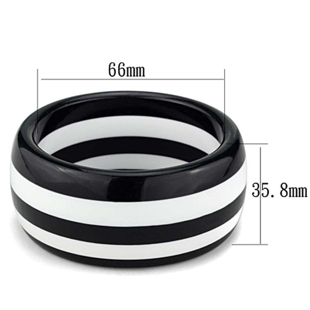 VL127 - Resin Bangle with No Stone - Alamode - Flyclothing LLC