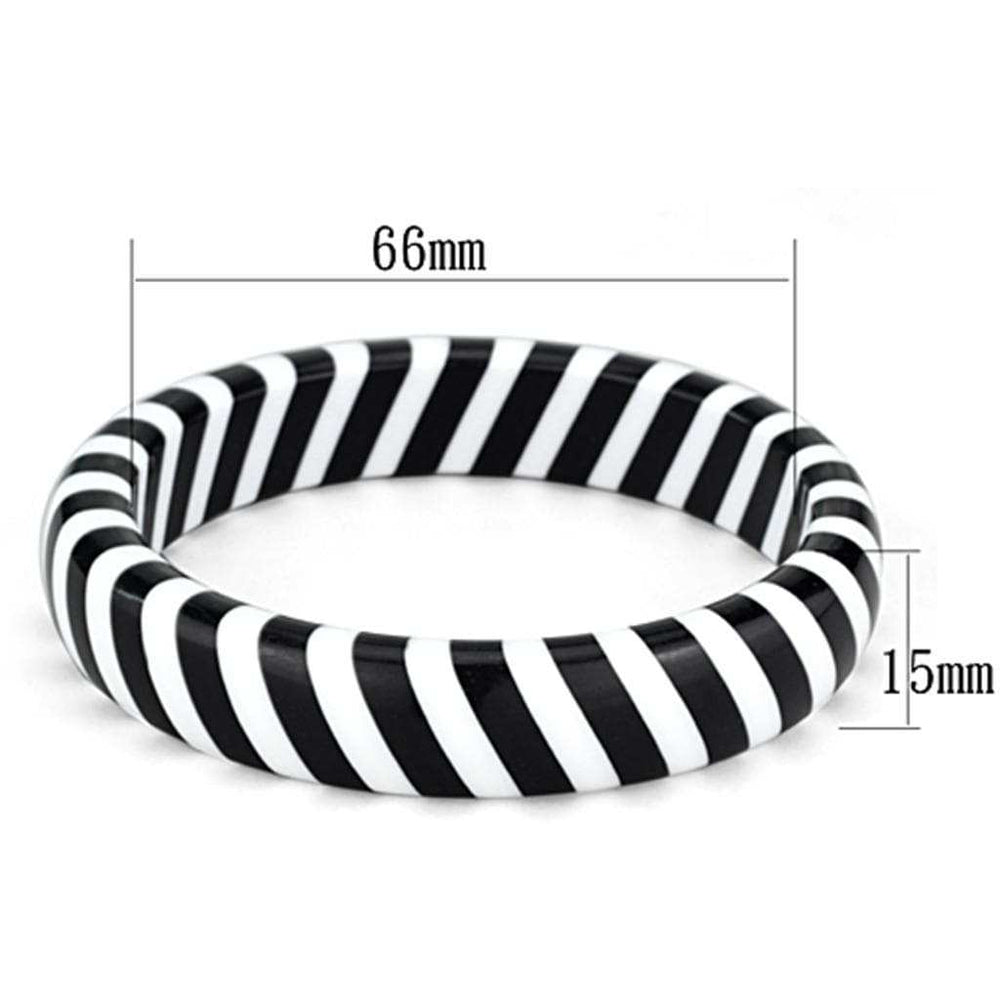 VL132 - Resin Bangle with No Stone - Alamode - Flyclothing LLC