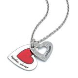 Hearts Together Pendant - Belle Étoile Jewelry - Flyclothing LLC