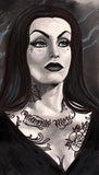 Black Market Art Company Vampira Print - Black Market Art Company - Flyclothing LLC