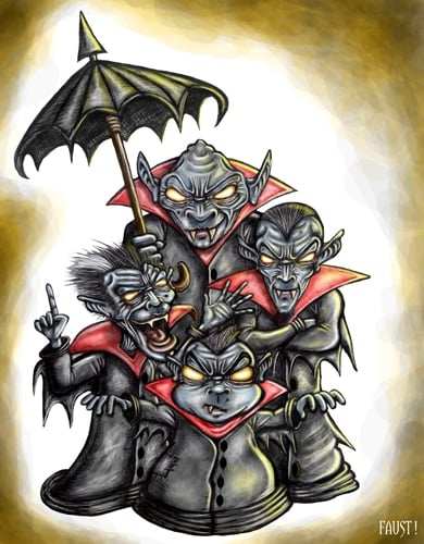 Black Market Art Company Vampire Brothers Print - Black Market Art Company - Flyclothing LLC