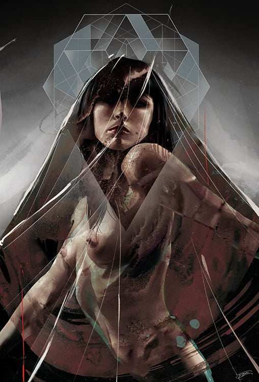 Black Market Art Company Veil Girl Print - Black Market Art Company - Flyclothing LLC