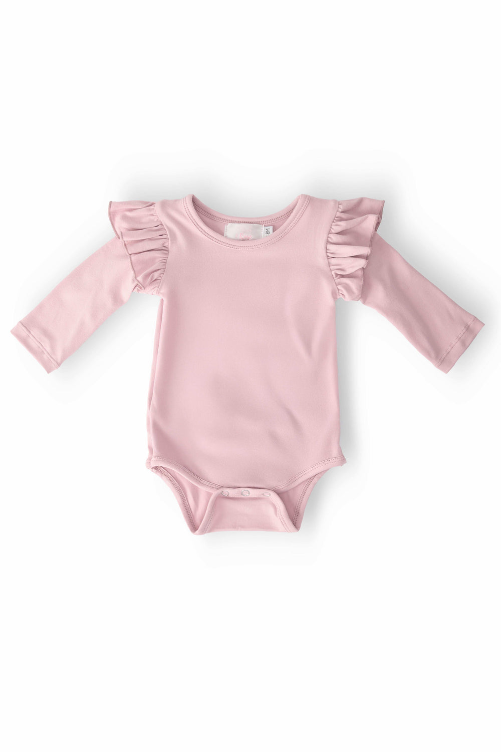 Vintage Pink L/S Flutter Bodysuit - Mila & Rose ® - Flyclothing LLC