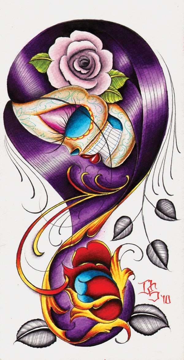 Black Market Art Company Violet Print - Black Market Art Company - Flyclothing LLC