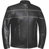Viper - Mens Premium Leather Jacket - Unik Just for Bikers - Flyclothing LLC
