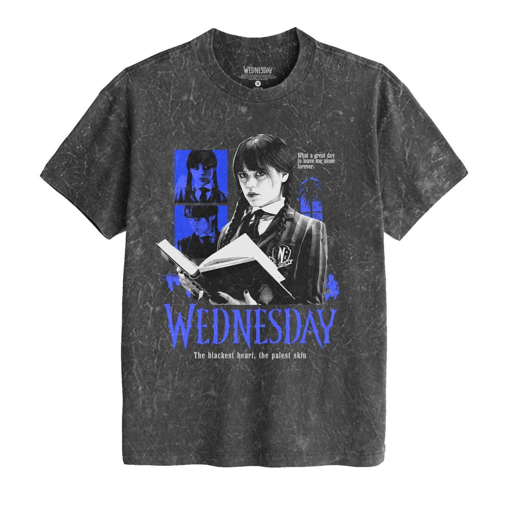 Wednesday Blackest Heart T-Shirt - Wednesday - Flyclothing LLC