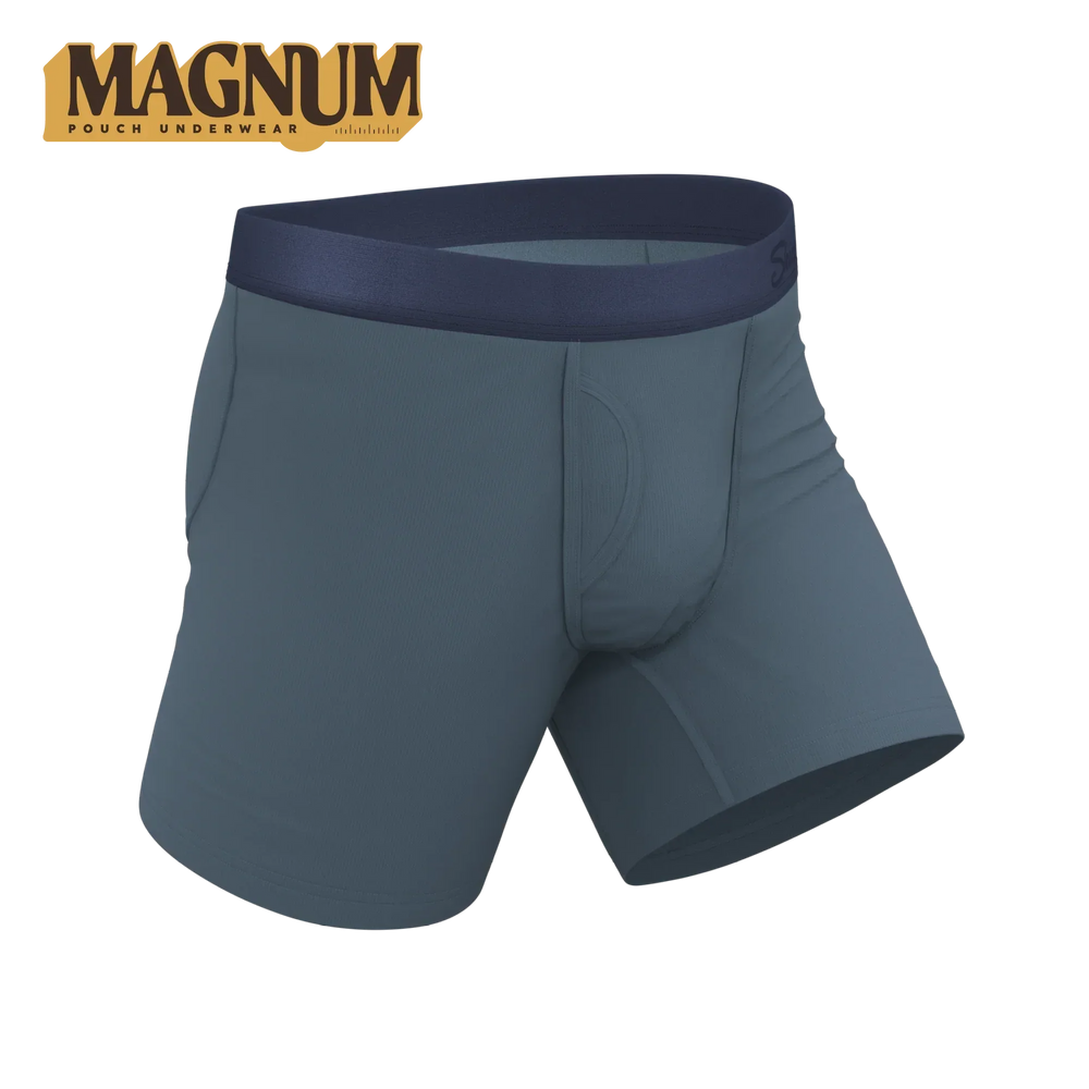 The Wake In The Lake | Tonal Teal Ball Hammock® Magnum Big Pouch Underwear - Shinesty - Flyclothing LLC