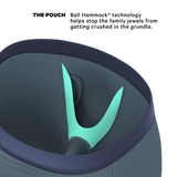 The Wake In The Lake | Tonal Teal Long Leg Ball Hammock® Pouch Underwear With Fly - Shinesty - Flyclothing LLC