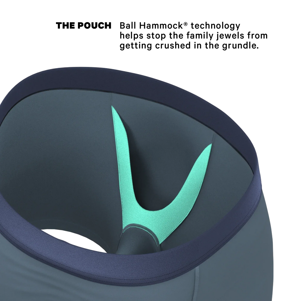 The Wake In The Lake | Tonal Teal Ball Hammock® Pouch Underwear - Shinesty - Flyclothing LLC