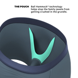 The Wake In The Lake | Tonal Teal Ball Hammock® Pouch Underwear - Shinesty - Flyclothing LLC