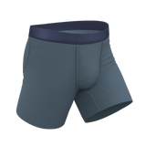 The Wake In The Lake | Tonal Teal Ball Hammock® Pouch Underwear - Shinesty - Flyclothing LLC