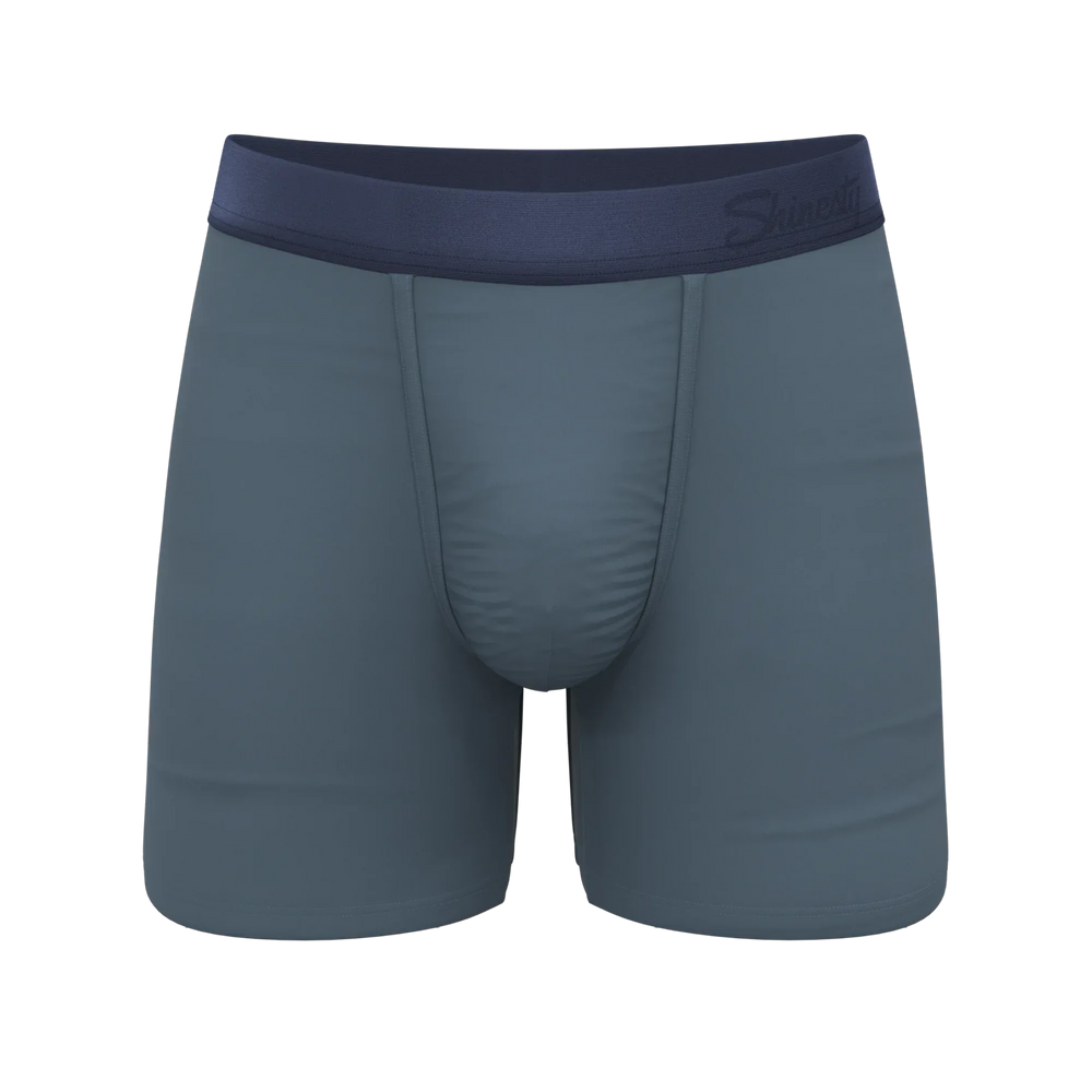 The Wake In The Lake | Tonal Teal Ball Hammock® Pouch Underwear - Shinesty - Flyclothing LLC