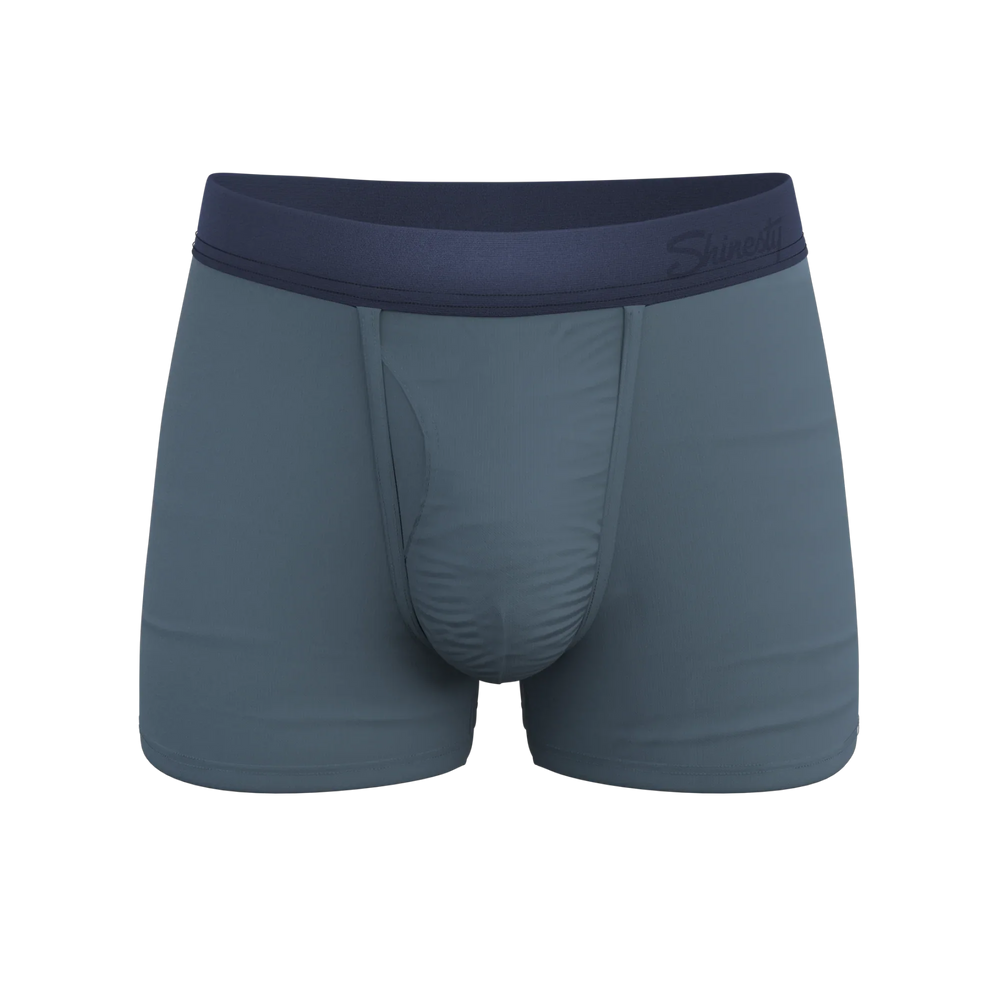 The Wake In The Lake | Tonal Teal Ball Hammock® Pouch Trunks Underwear - Shinesty - Flyclothing LLC