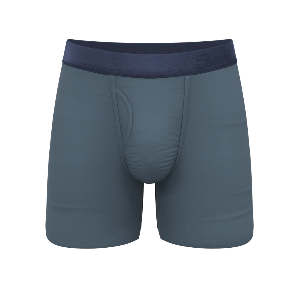 The Wake In The Lake | Tonal Teal Ball Hammock® Magnum Big Pouch Underwear - Shinesty - Flyclothing LLC