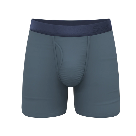 The Wake In The Lake | Tonal Teal Ball Hammock® Magnum Big Pouch Underwear - Shinesty - Flyclothing LLC