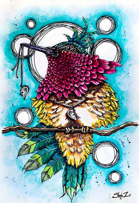 Black Market Art Company Watching Waiting Print - Black Market Art Company - Flyclothing LLC