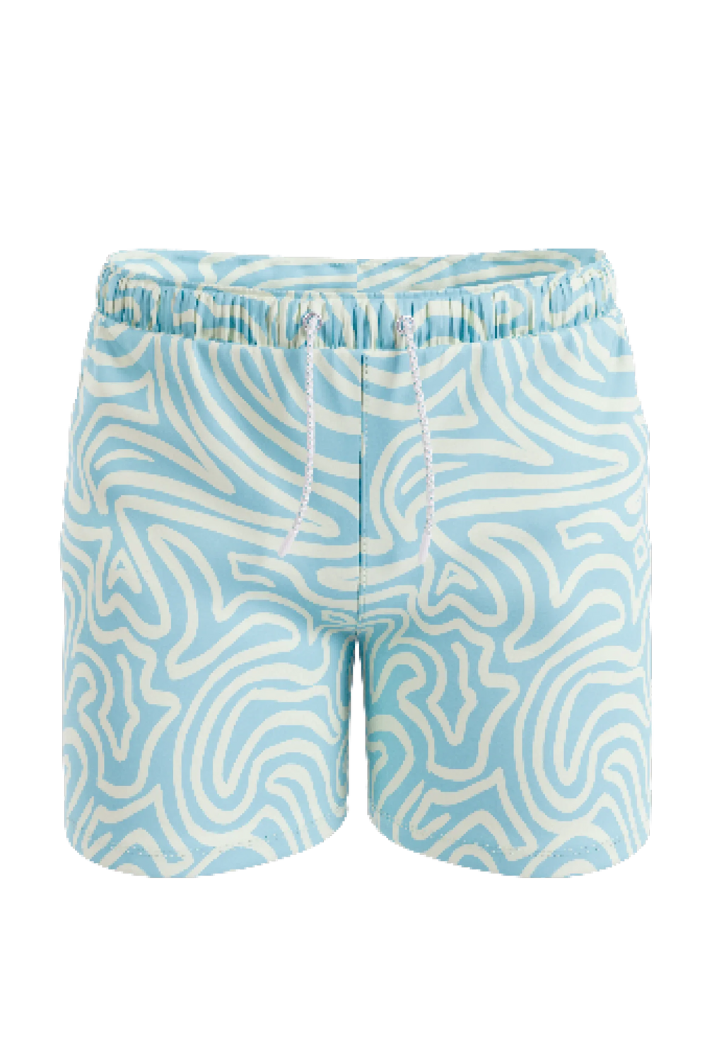 The Water Park | Neon Abstract Line Ball Hammock® Pouch 8" Swim Trunks - Shinesty - Flyclothing LLC